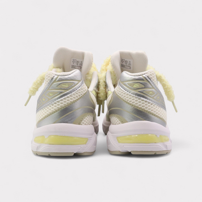 GEL-1130 Silver Yellow - Fluffy Laces Yellow