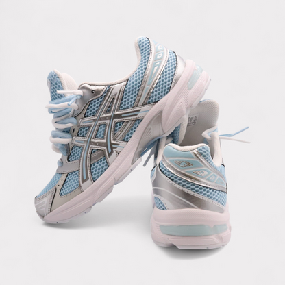 GEL-1130 Denim Pure Silver - Double Laces