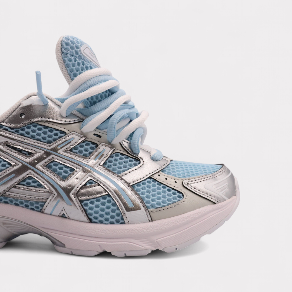 GEL-1130 Denim Pure Silver - Double Laces