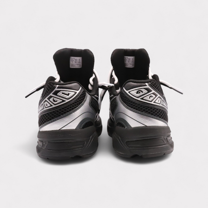 GEL-1130 Black Pure Silver - Double Laces (GS)